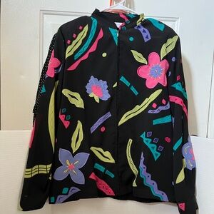 Vintage Alfred Dunner lightweight bomber style jacket